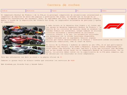 Coches/formula screenshot