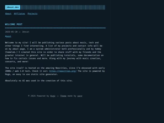 posts/welcome screenshot