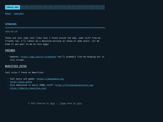 sponsors screenshot