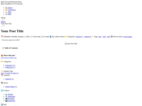 welcome screenshot