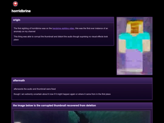 wiki-pages/horridbrine screenshot