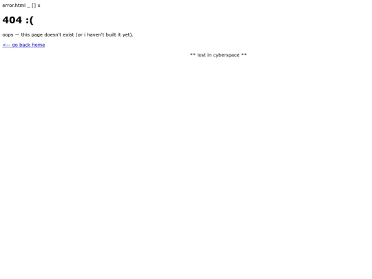 not_found screenshot