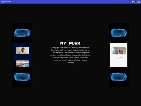 work screenshot