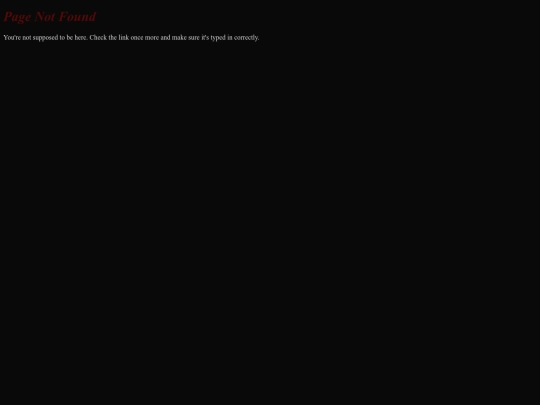 not_found screenshot