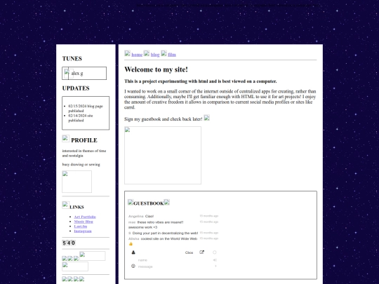 index screenshot