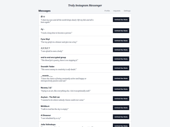 Alive Internet Theory/TrulyInstagramMessenger screenshot