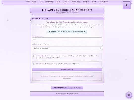 claim screenshot
