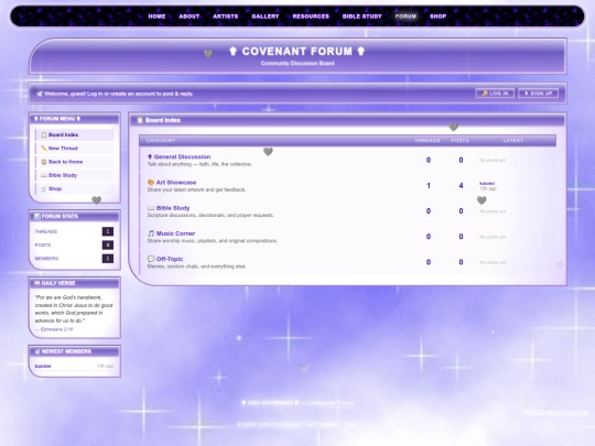 forum screenshot