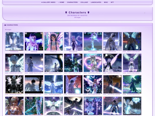 gallery/characters screenshot