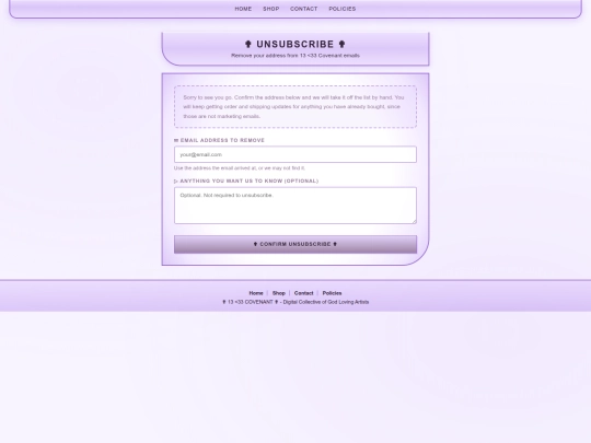 unsubscribe screenshot