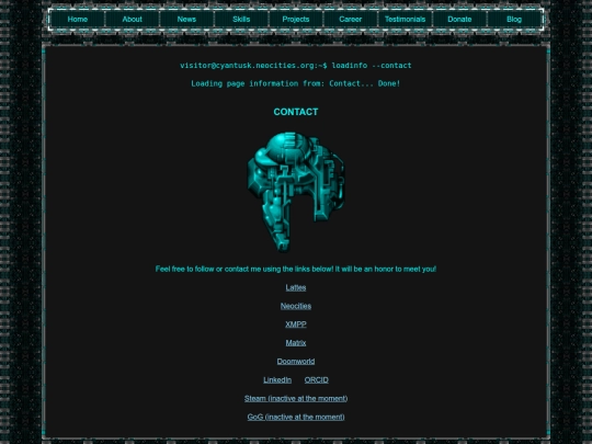 contact screenshot