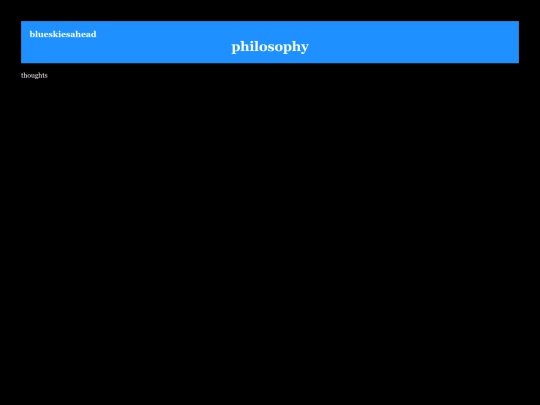blog/philosophy screenshot