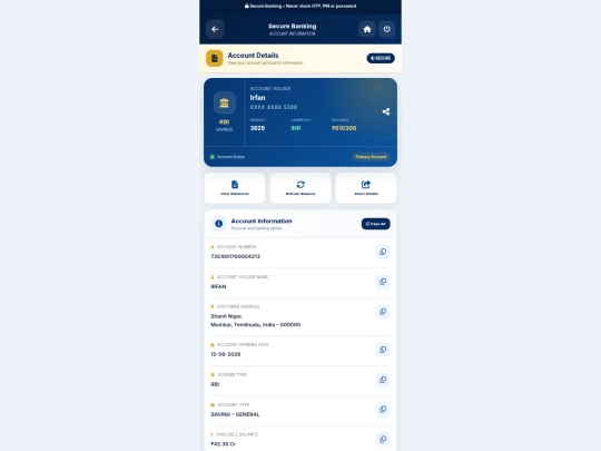 RBI/account screenshot