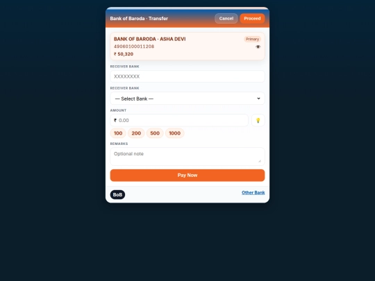 bob/pay screenshot