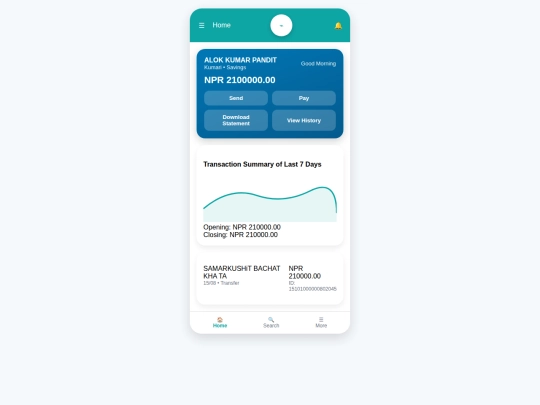 kumaribank/mobile_bank_ui_replica screenshot