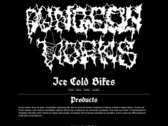products screenshot