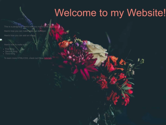 test screenshot