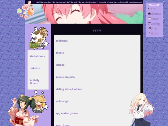 interests screenshot