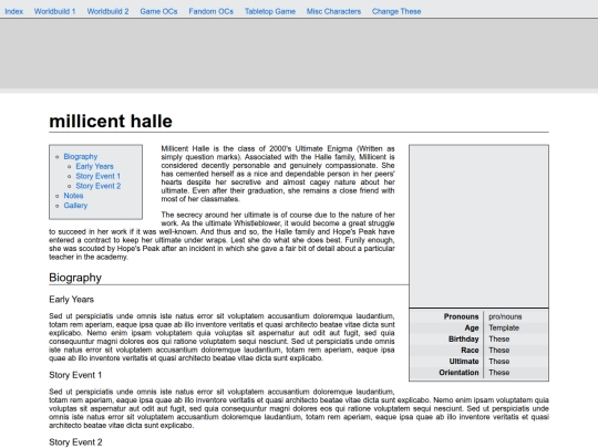 ocwiki/millicent screenshot