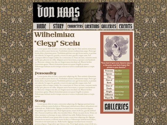 Character/Elegy screenshot