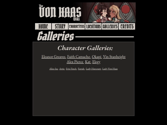 Galleries screenshot