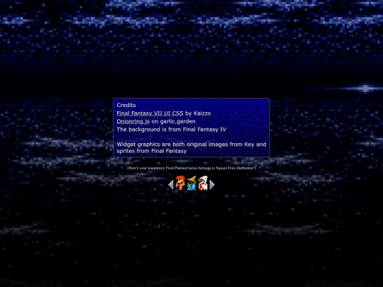 credits screenshot
