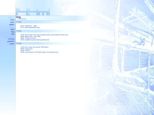 blog screenshot
