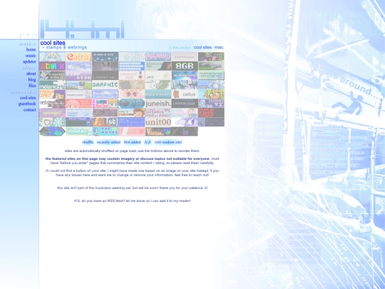 sites screenshot