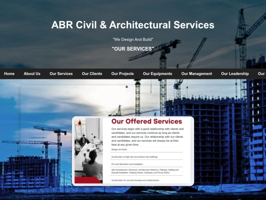 services screenshot