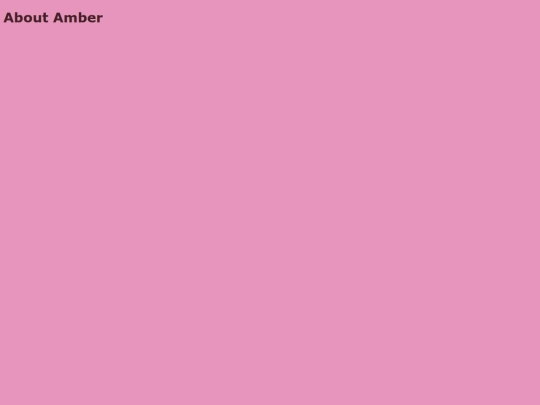 aboutamber screenshot