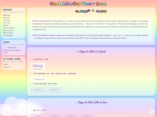cliques screenshot