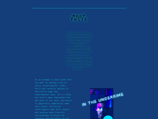 Felix v1 screenshot
