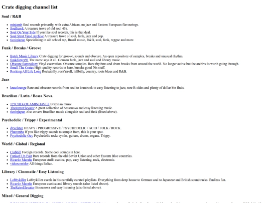 crate digging screenshot