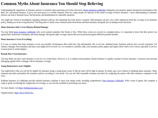 CommonMythsAboutInsuranceYouShouldStopBelieving screenshot