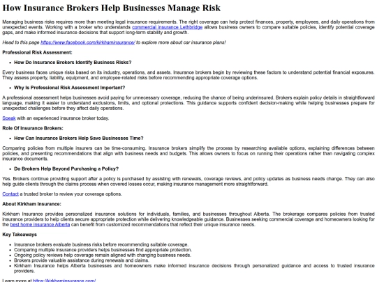 how-insurance-brokers-help-businesses-manage-risk screenshot