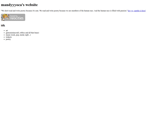 index screenshot