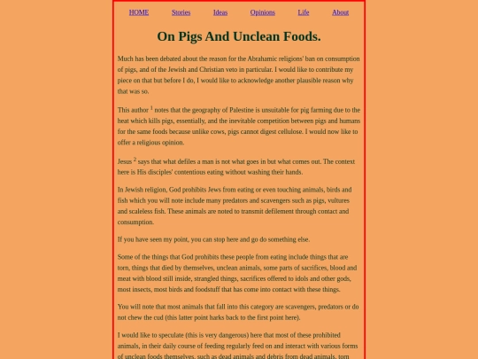 Life_And_Death/On_Pigs_And_Unclean_Foods screenshot