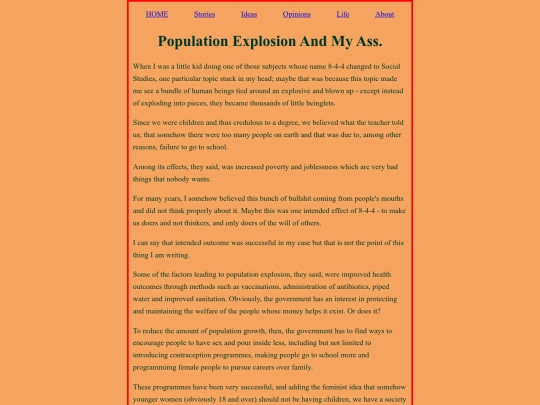 Life_And_Death/Population_Explosion_And_My_Ass screenshot