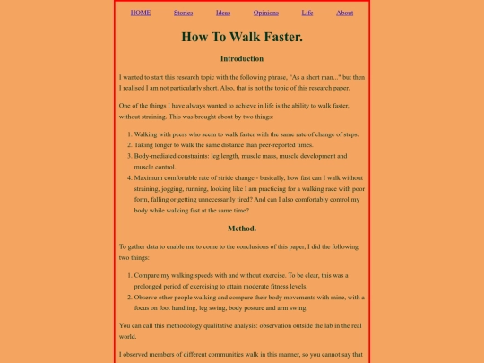 ideas/How_To_Walk_Faster screenshot