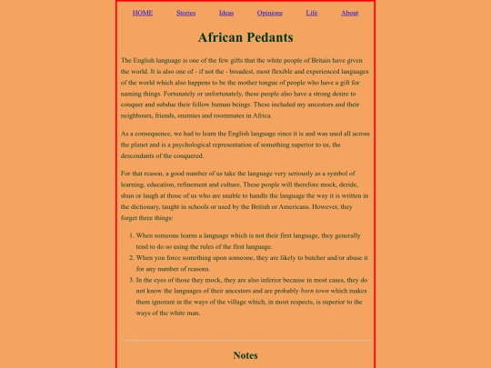 opinions/African_Pendants screenshot