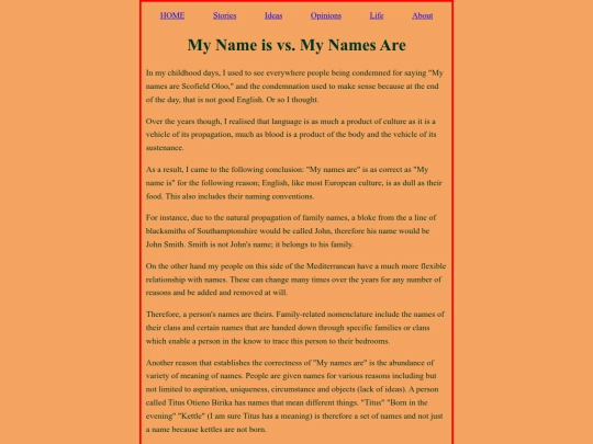 opinions/My_Names_Are screenshot