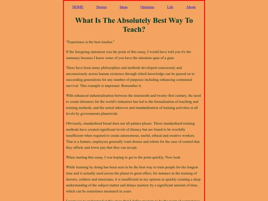 opinions/The_Absolutely_Best_Way_To_Teach screenshot