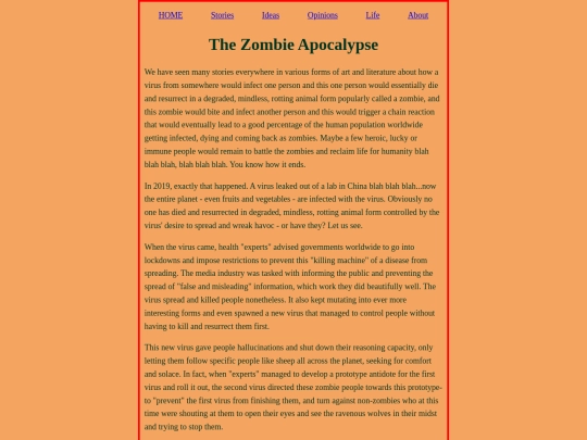 stories/The_Zombie_Apocalypse screenshot