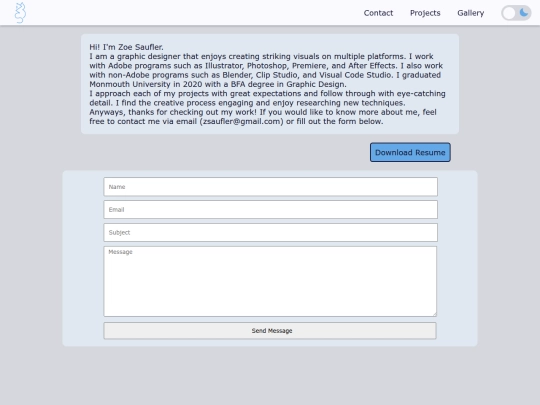 contact screenshot