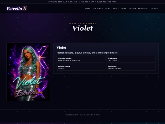 violet screenshot