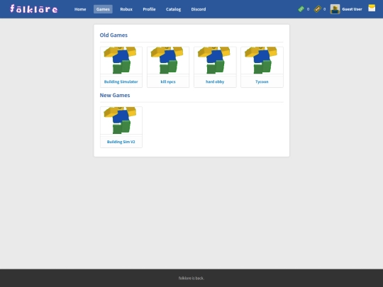 games screenshot