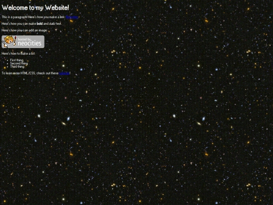 testpage screenshot
