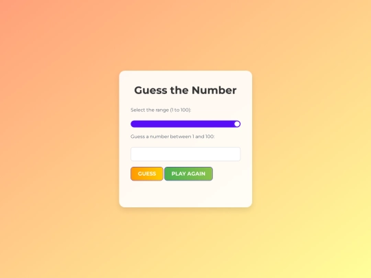 guessthenumber screenshot