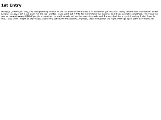 journal screenshot
