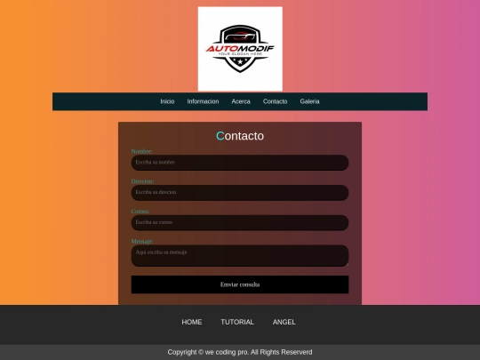 Contacto screenshot